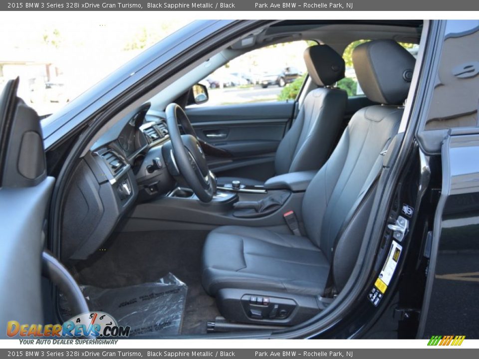 2015 BMW 3 Series 328i xDrive Gran Turismo Black Sapphire Metallic / Black Photo #11