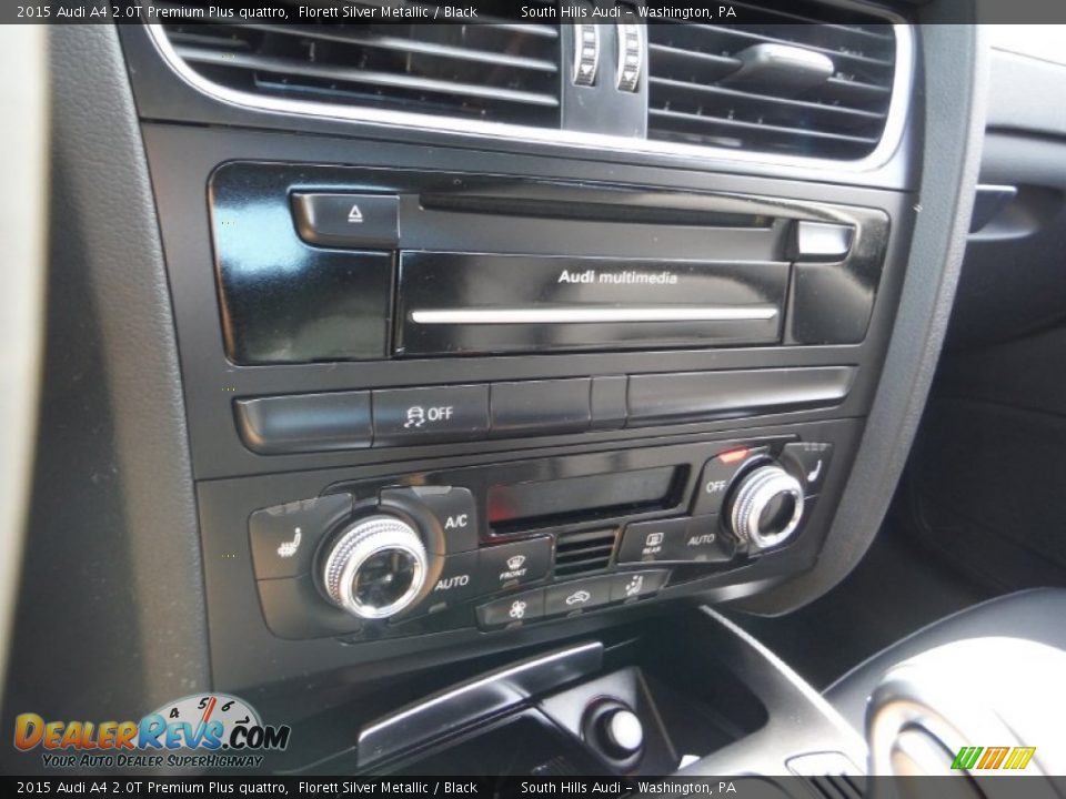 2015 Audi A4 2.0T Premium Plus quattro Florett Silver Metallic / Black Photo #28