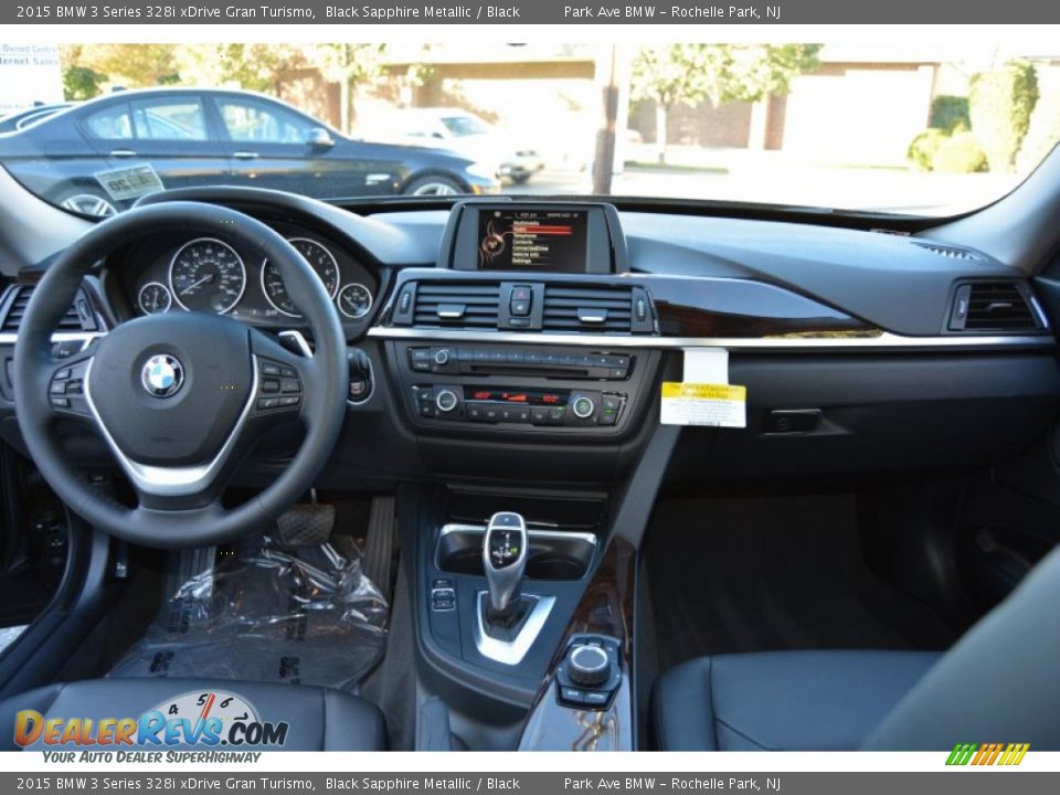 2015 BMW 3 Series 328i xDrive Gran Turismo Black Sapphire Metallic / Black Photo #15