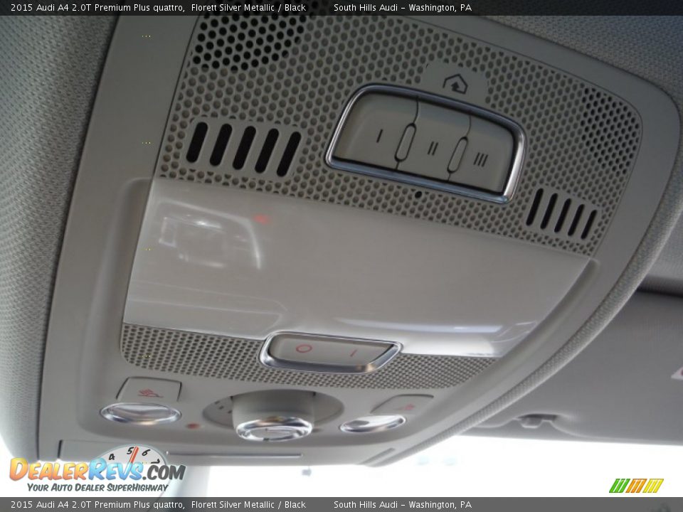 2015 Audi A4 2.0T Premium Plus quattro Florett Silver Metallic / Black Photo #30