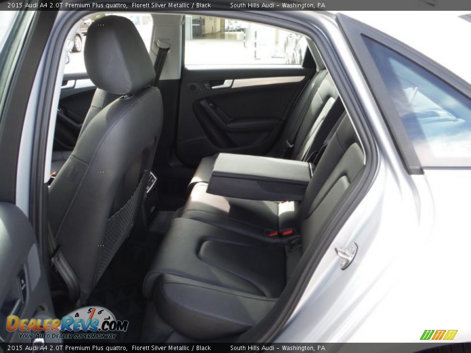 2015 Audi A4 2.0T Premium Plus quattro Florett Silver Metallic / Black Photo #33