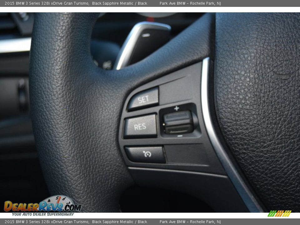 2015 BMW 3 Series 328i xDrive Gran Turismo Black Sapphire Metallic / Black Photo #19