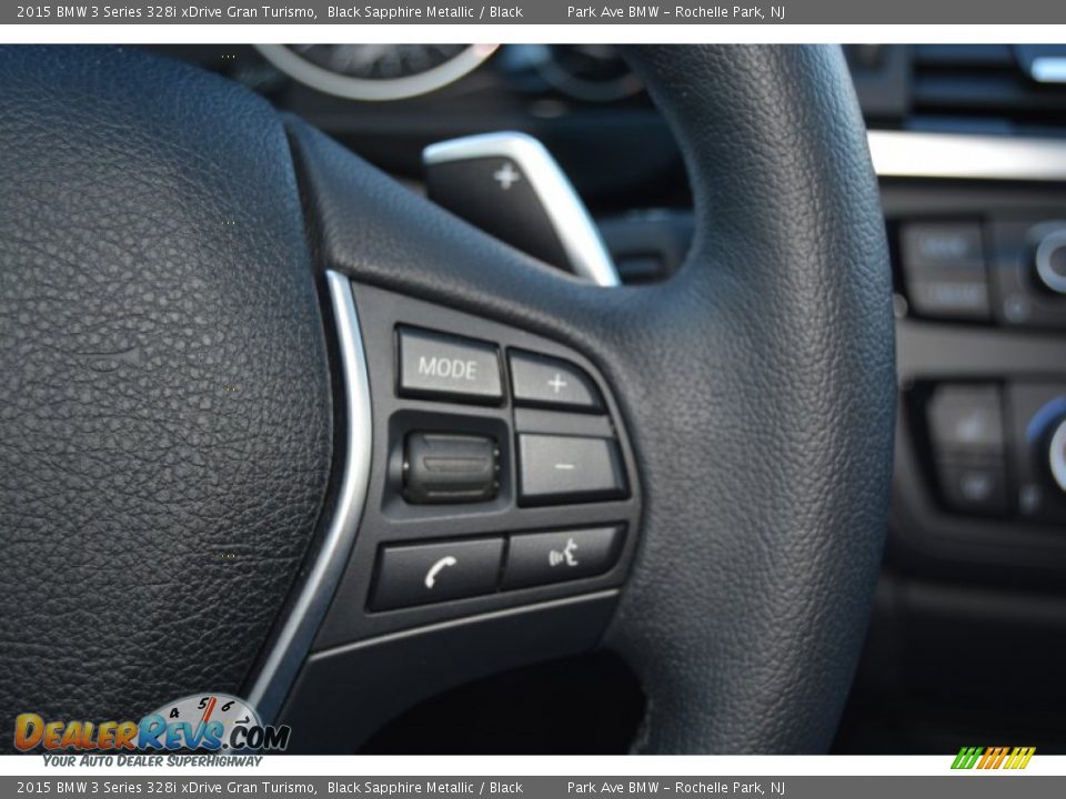 2015 BMW 3 Series 328i xDrive Gran Turismo Black Sapphire Metallic / Black Photo #20