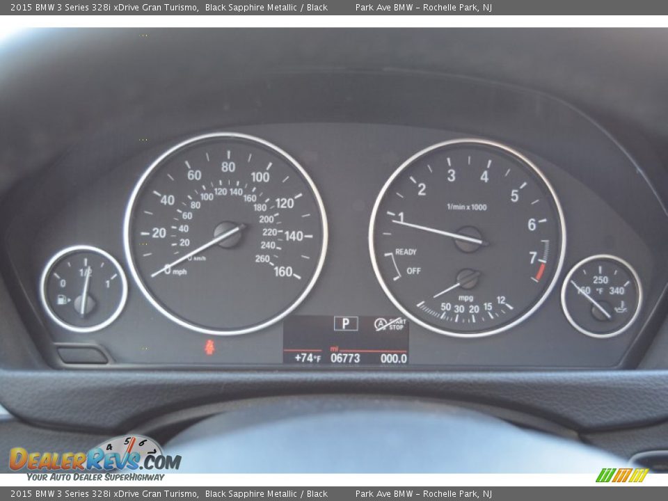 2015 BMW 3 Series 328i xDrive Gran Turismo Black Sapphire Metallic / Black Photo #21