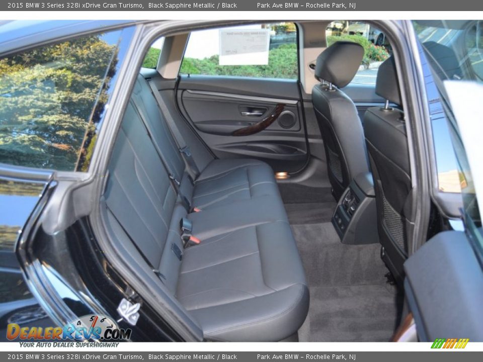2015 BMW 3 Series 328i xDrive Gran Turismo Black Sapphire Metallic / Black Photo #25