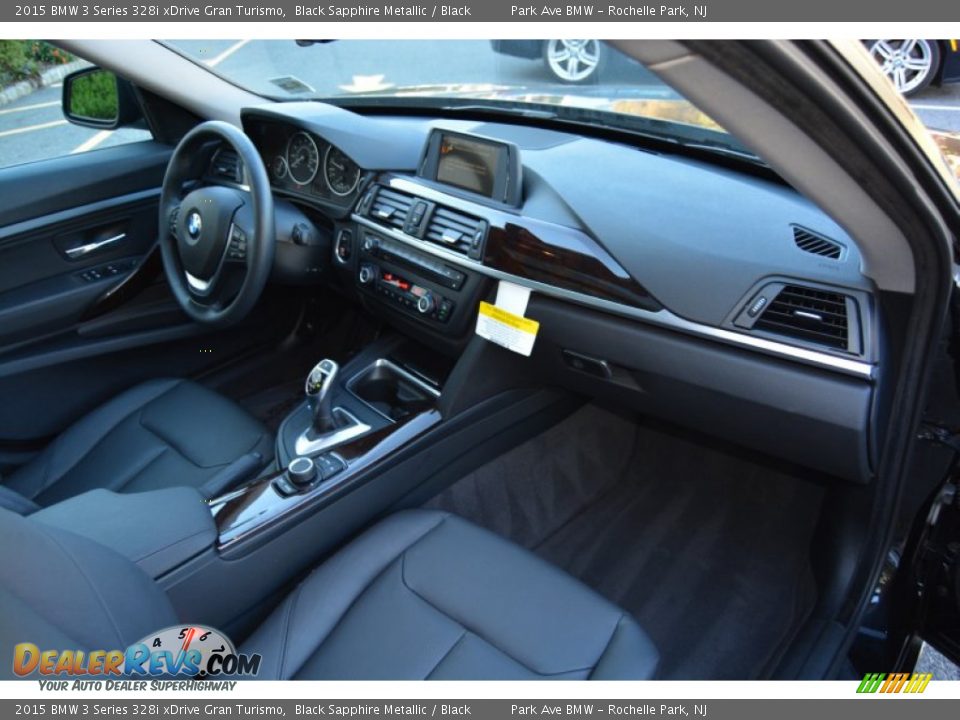 2015 BMW 3 Series 328i xDrive Gran Turismo Black Sapphire Metallic / Black Photo #27