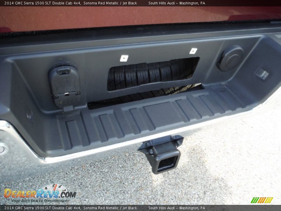 2014 GMC Sierra 1500 SLT Double Cab 4x4 Sonoma Red Metallic / Jet Black Photo #17