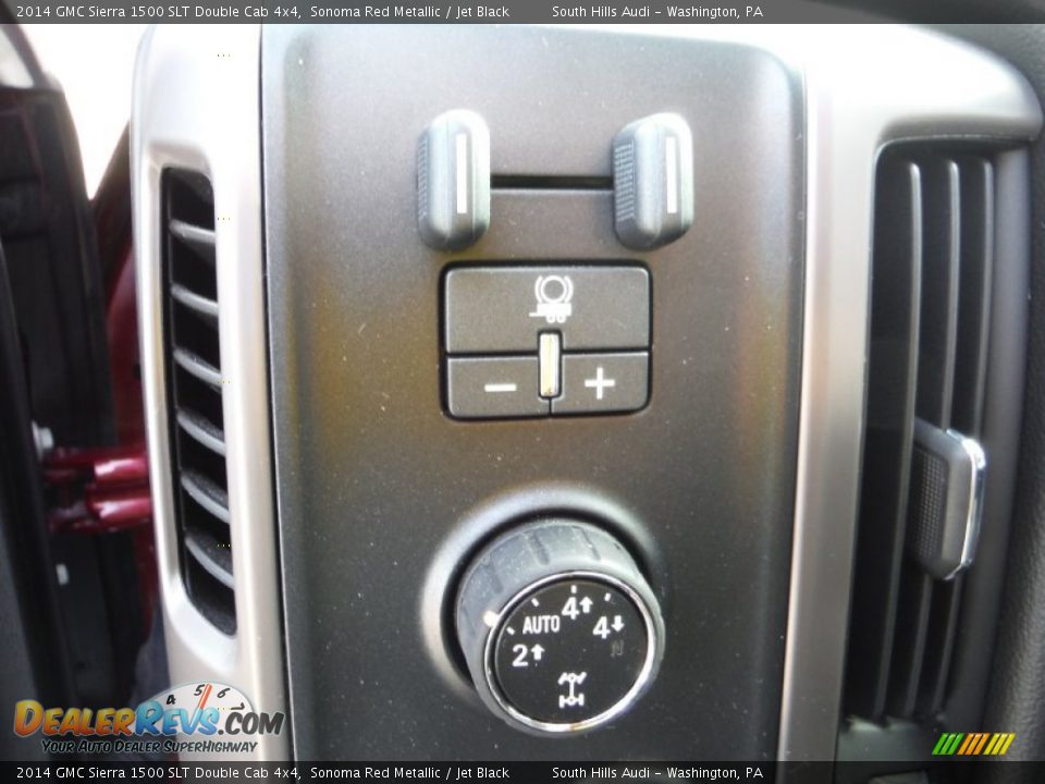 2014 GMC Sierra 1500 SLT Double Cab 4x4 Sonoma Red Metallic / Jet Black Photo #23