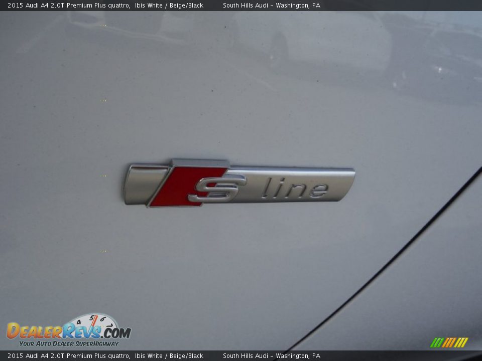 2015 Audi A4 2.0T Premium Plus quattro Ibis White / Beige/Black Photo #7