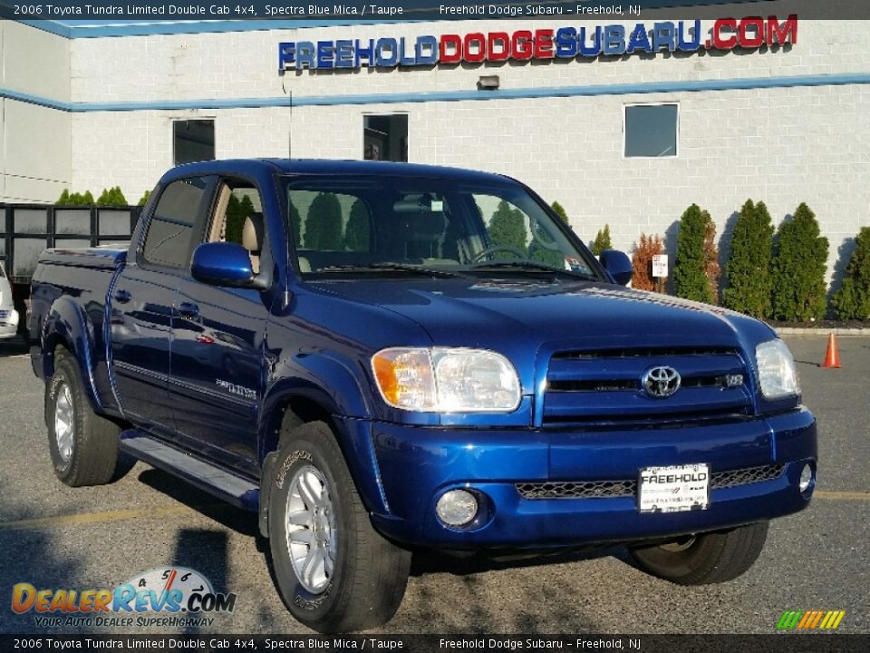2006 Toyota Tundra Limited Double Cab 4x4 Spectra Blue Mica / Taupe Photo #1