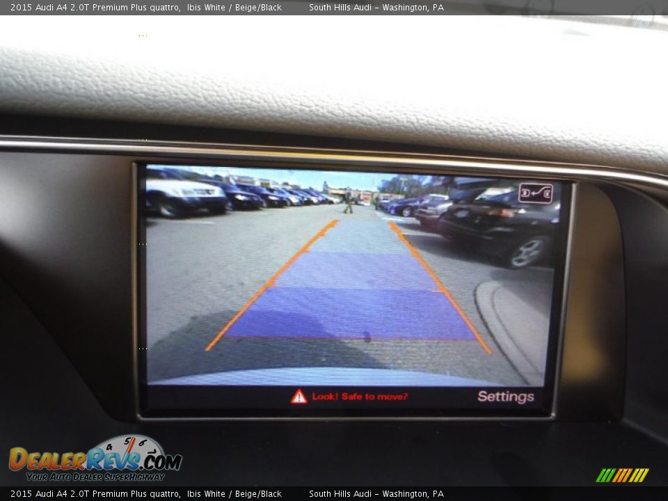 2015 Audi A4 2.0T Premium Plus quattro Ibis White / Beige/Black Photo #26