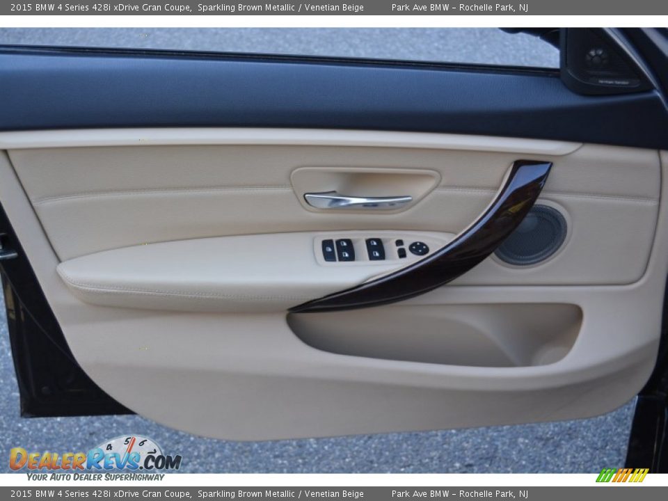 2015 BMW 4 Series 428i xDrive Gran Coupe Sparkling Brown Metallic / Venetian Beige Photo #8