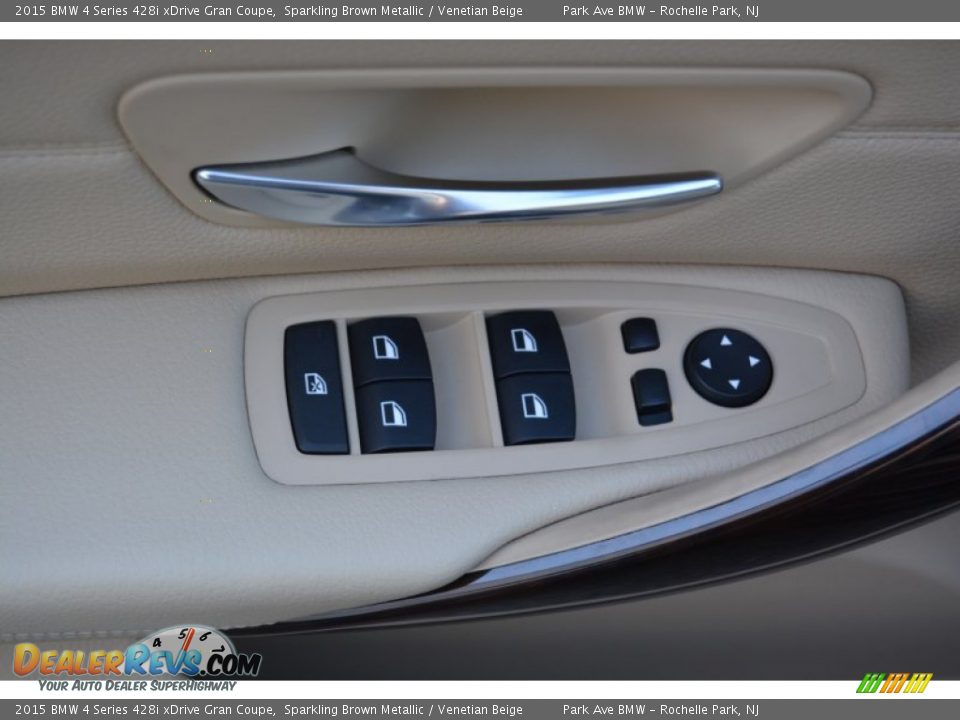 2015 BMW 4 Series 428i xDrive Gran Coupe Sparkling Brown Metallic / Venetian Beige Photo #9