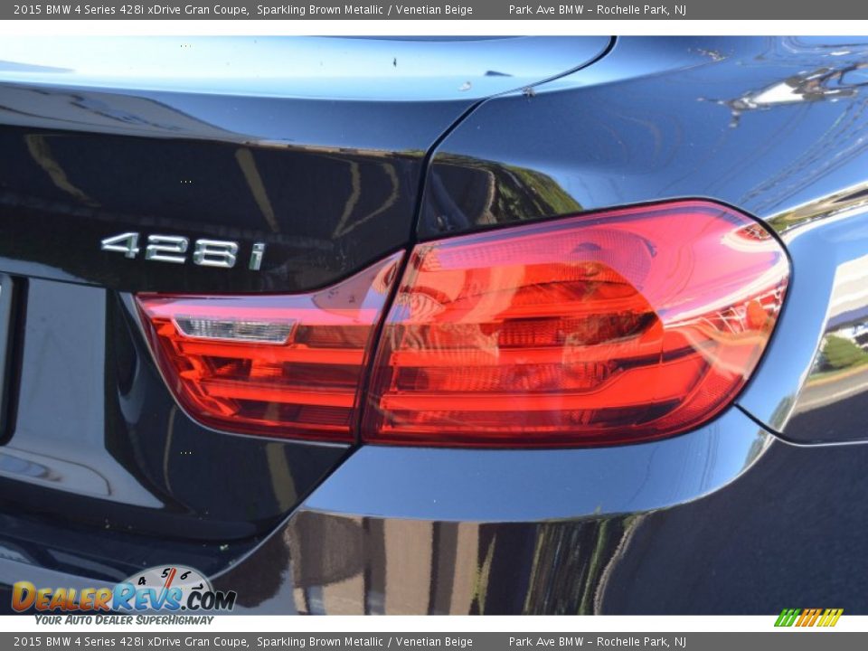 2015 BMW 4 Series 428i xDrive Gran Coupe Sparkling Brown Metallic / Venetian Beige Photo #24