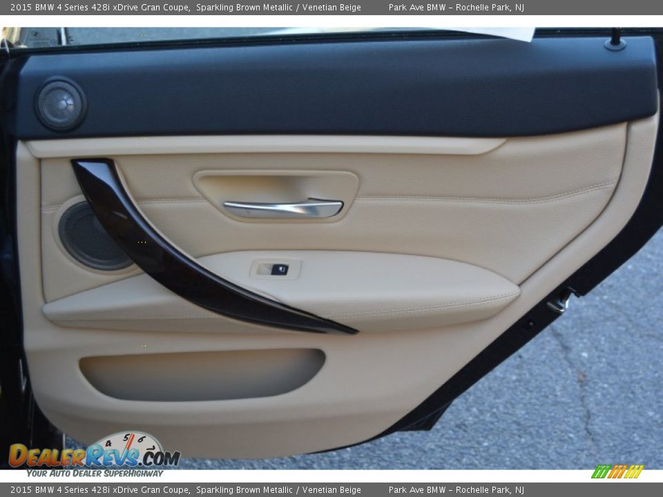 2015 BMW 4 Series 428i xDrive Gran Coupe Sparkling Brown Metallic / Venetian Beige Photo #25