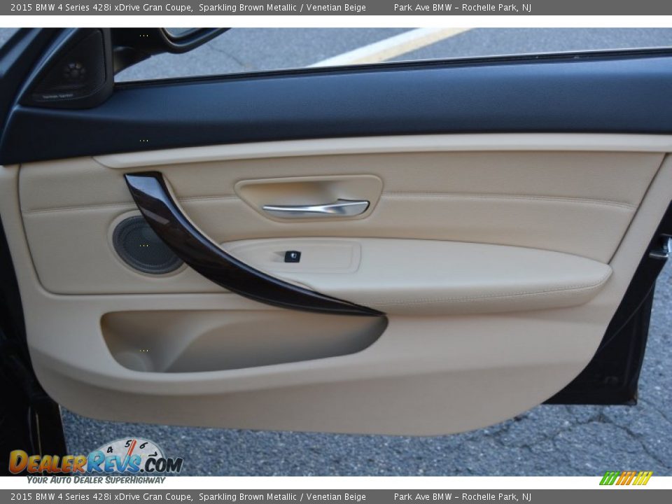 2015 BMW 4 Series 428i xDrive Gran Coupe Sparkling Brown Metallic / Venetian Beige Photo #27