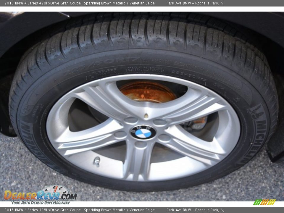 2015 BMW 4 Series 428i xDrive Gran Coupe Sparkling Brown Metallic / Venetian Beige Photo #34