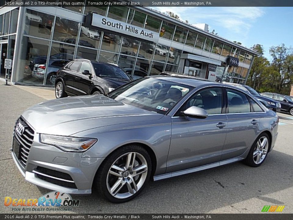 2016 Audi A6 2.0 TFSI Premium Plus quattro Tornado Grey Metallic / Black Photo #1