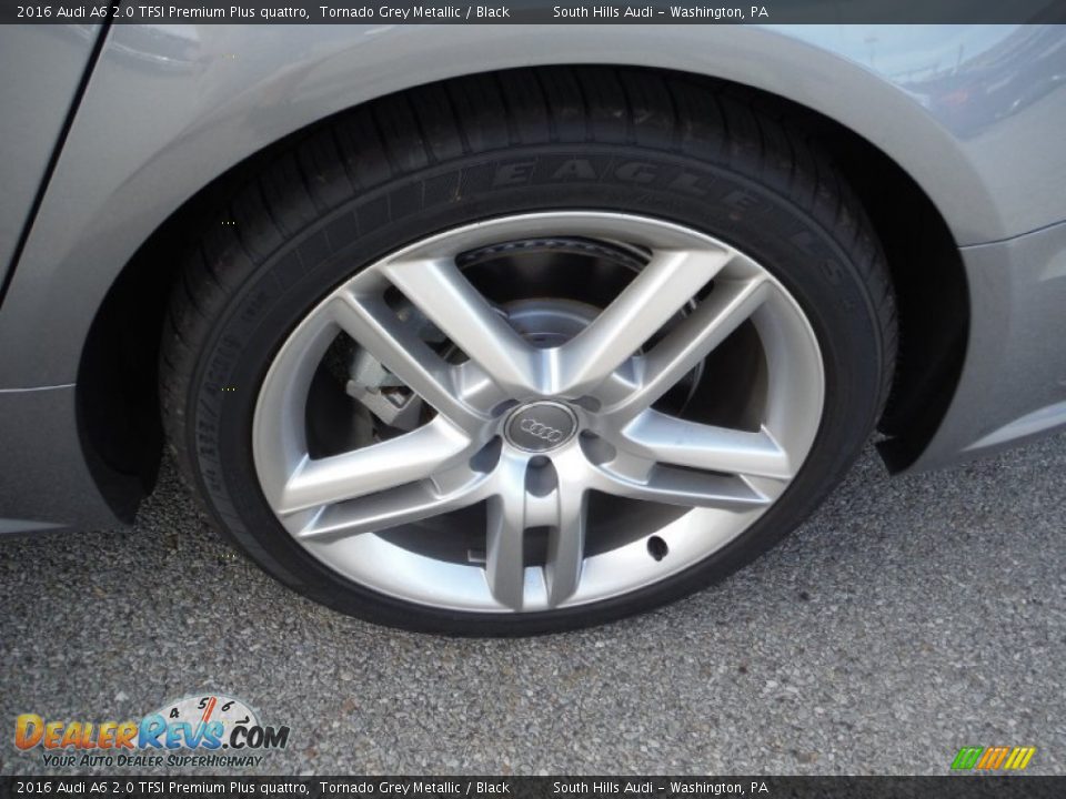 2016 Audi A6 2.0 TFSI Premium Plus quattro Tornado Grey Metallic / Black Photo #4