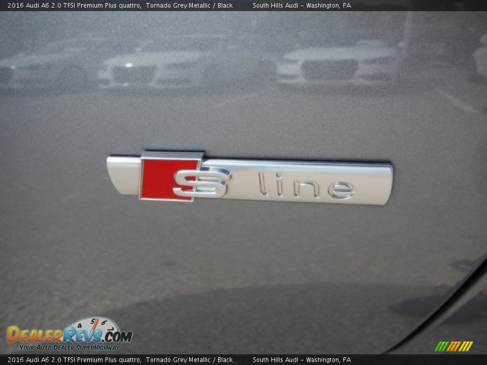 2016 Audi A6 2.0 TFSI Premium Plus quattro Tornado Grey Metallic / Black Photo #6