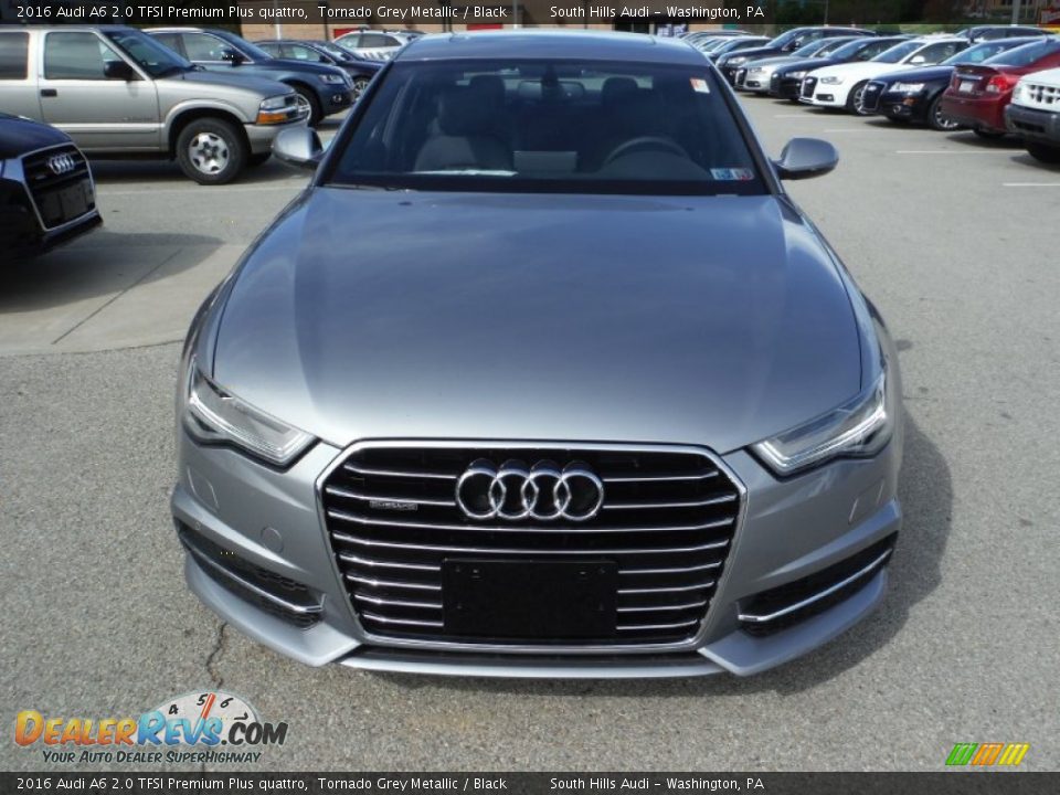 2016 Audi A6 2.0 TFSI Premium Plus quattro Tornado Grey Metallic / Black Photo #7
