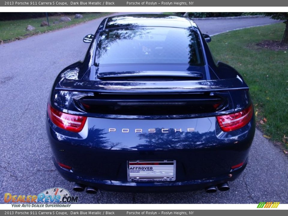 2013 Porsche 911 Carrera S Coupe Dark Blue Metallic / Black Photo #11