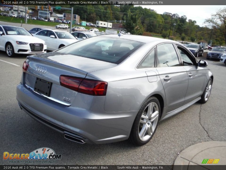 2016 Audi A6 2.0 TFSI Premium Plus quattro Tornado Grey Metallic / Black Photo #13