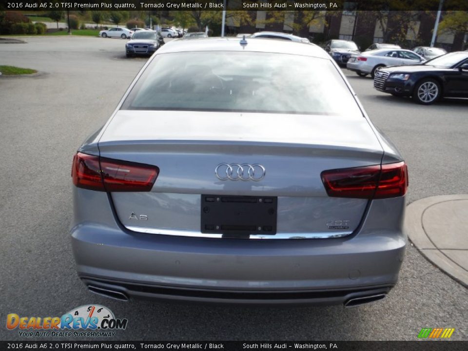 2016 Audi A6 2.0 TFSI Premium Plus quattro Tornado Grey Metallic / Black Photo #15