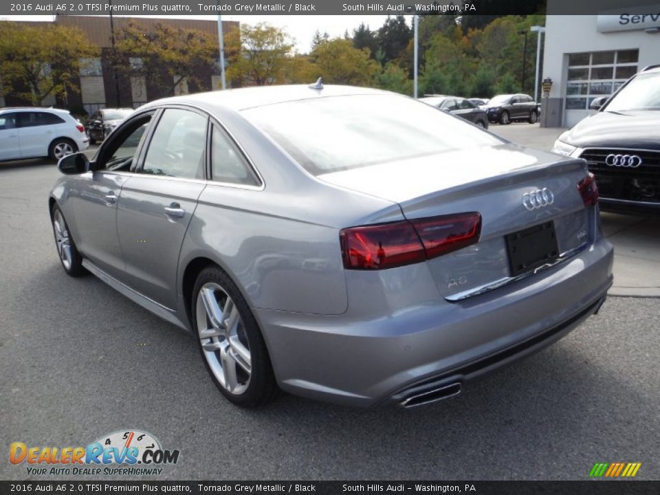 2016 Audi A6 2.0 TFSI Premium Plus quattro Tornado Grey Metallic / Black Photo #16