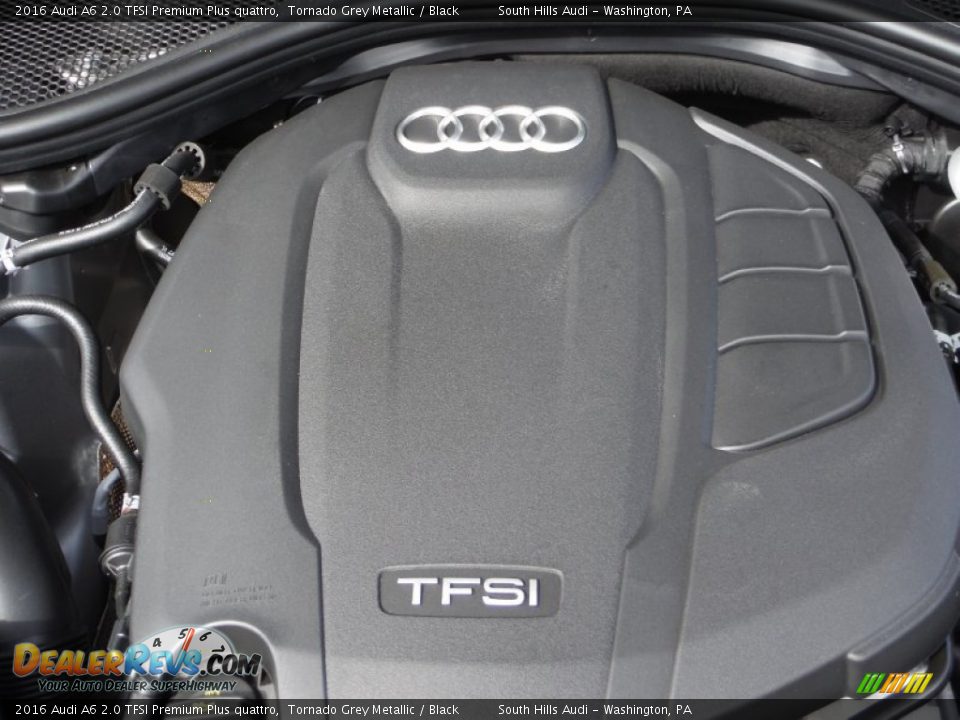 2016 Audi A6 2.0 TFSI Premium Plus quattro Tornado Grey Metallic / Black Photo #18