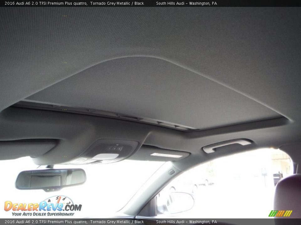 2016 Audi A6 2.0 TFSI Premium Plus quattro Tornado Grey Metallic / Black Photo #19