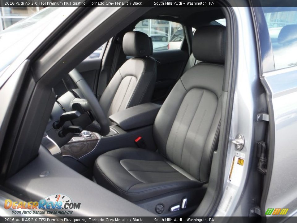 2016 Audi A6 2.0 TFSI Premium Plus quattro Tornado Grey Metallic / Black Photo #20