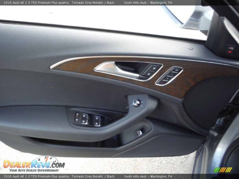 2016 Audi A6 2.0 TFSI Premium Plus quattro Tornado Grey Metallic / Black Photo #22