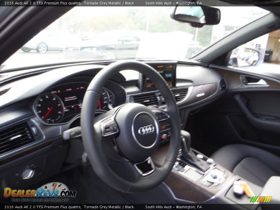 2016 Audi A6 2.0 TFSI Premium Plus quattro Tornado Grey Metallic / Black Photo #23