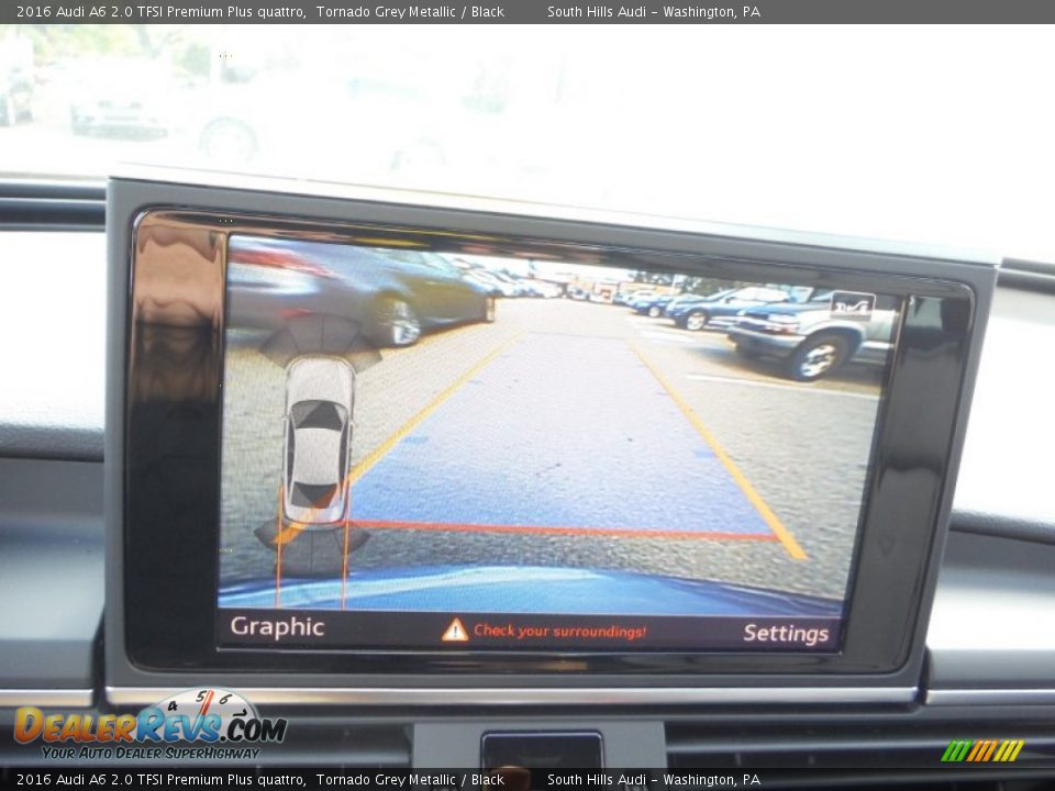 2016 Audi A6 2.0 TFSI Premium Plus quattro Tornado Grey Metallic / Black Photo #26