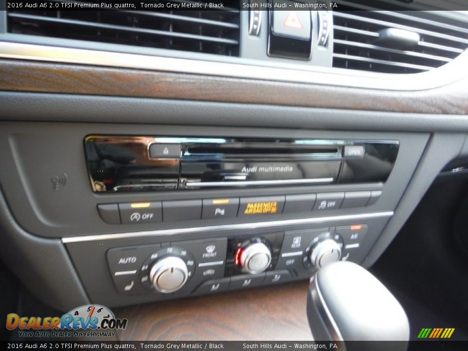 2016 Audi A6 2.0 TFSI Premium Plus quattro Tornado Grey Metallic / Black Photo #27