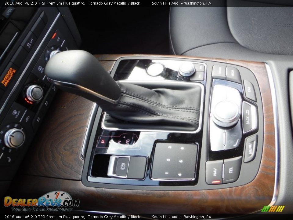 2016 Audi A6 2.0 TFSI Premium Plus quattro Tornado Grey Metallic / Black Photo #28