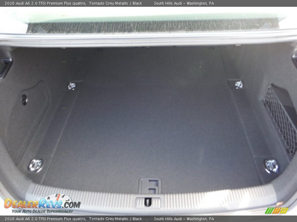 2016 Audi A6 2.0 TFSI Premium Plus quattro Tornado Grey Metallic / Black Photo #35