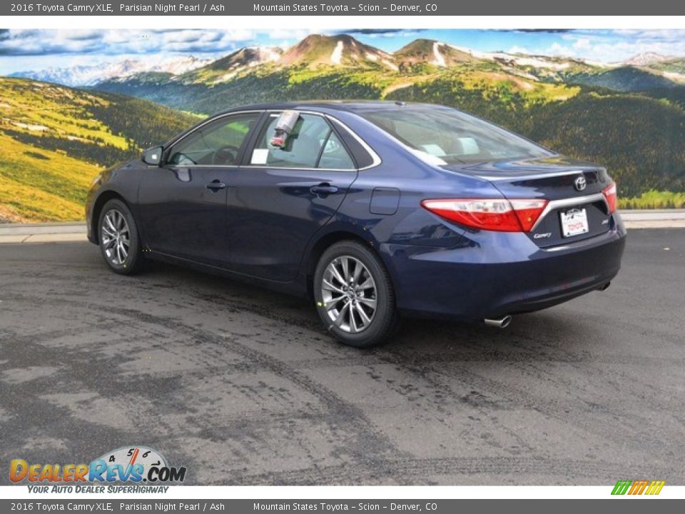 2016 Toyota Camry XLE Parisian Night Pearl / Ash Photo #3