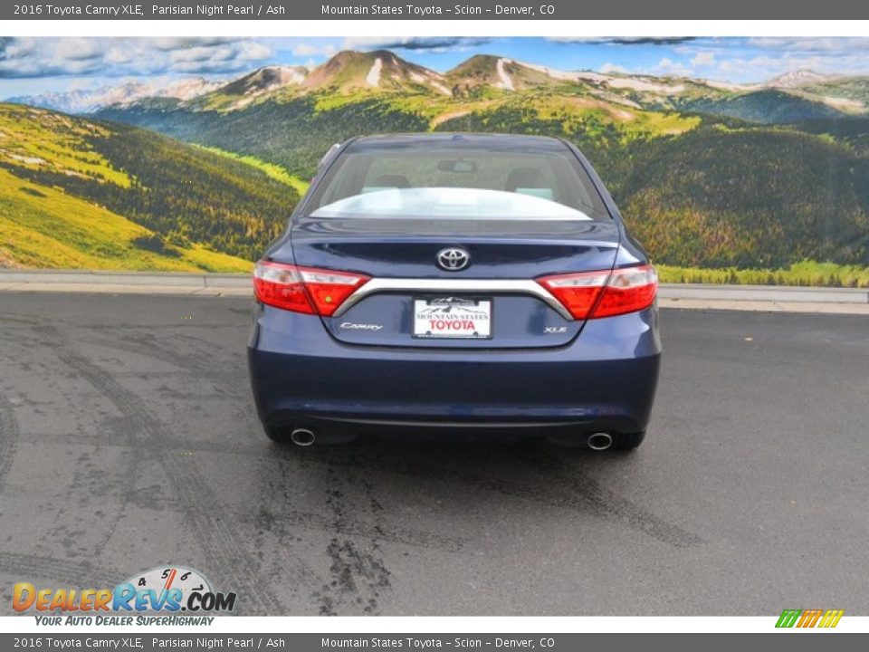 2016 Toyota Camry XLE Parisian Night Pearl / Ash Photo #4