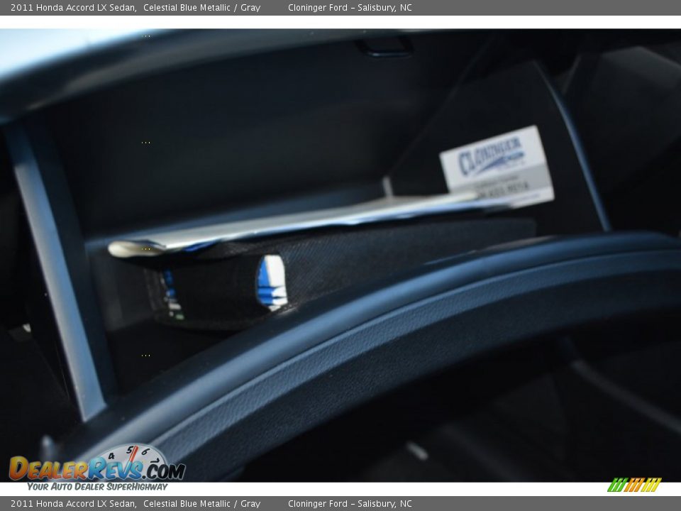 2011 Honda Accord LX Sedan Celestial Blue Metallic / Gray Photo #24