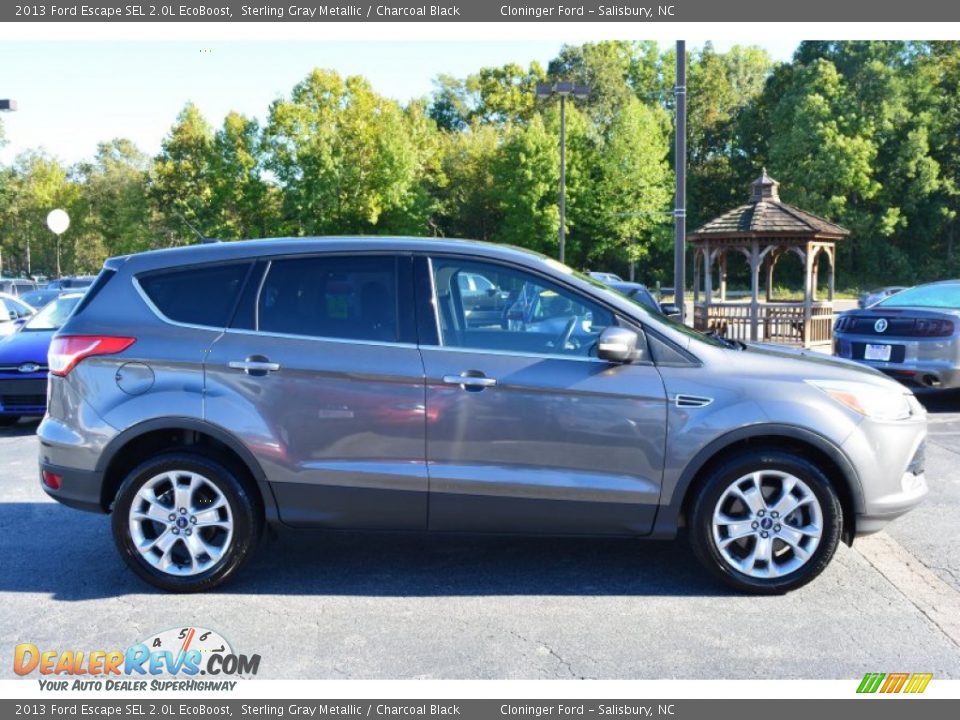 2013 Ford Escape SEL 2.0L EcoBoost Sterling Gray Metallic / Charcoal Black Photo #2