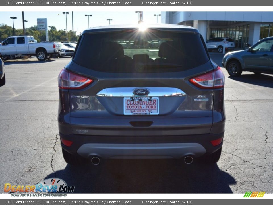 2013 Ford Escape SEL 2.0L EcoBoost Sterling Gray Metallic / Charcoal Black Photo #4