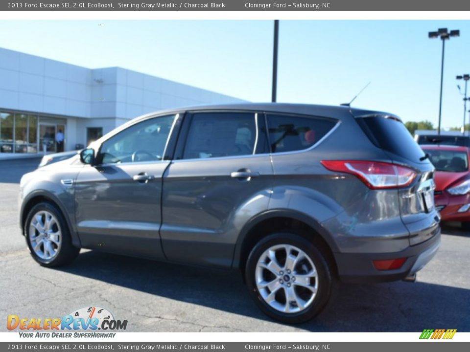 2013 Ford Escape SEL 2.0L EcoBoost Sterling Gray Metallic / Charcoal Black Photo #5