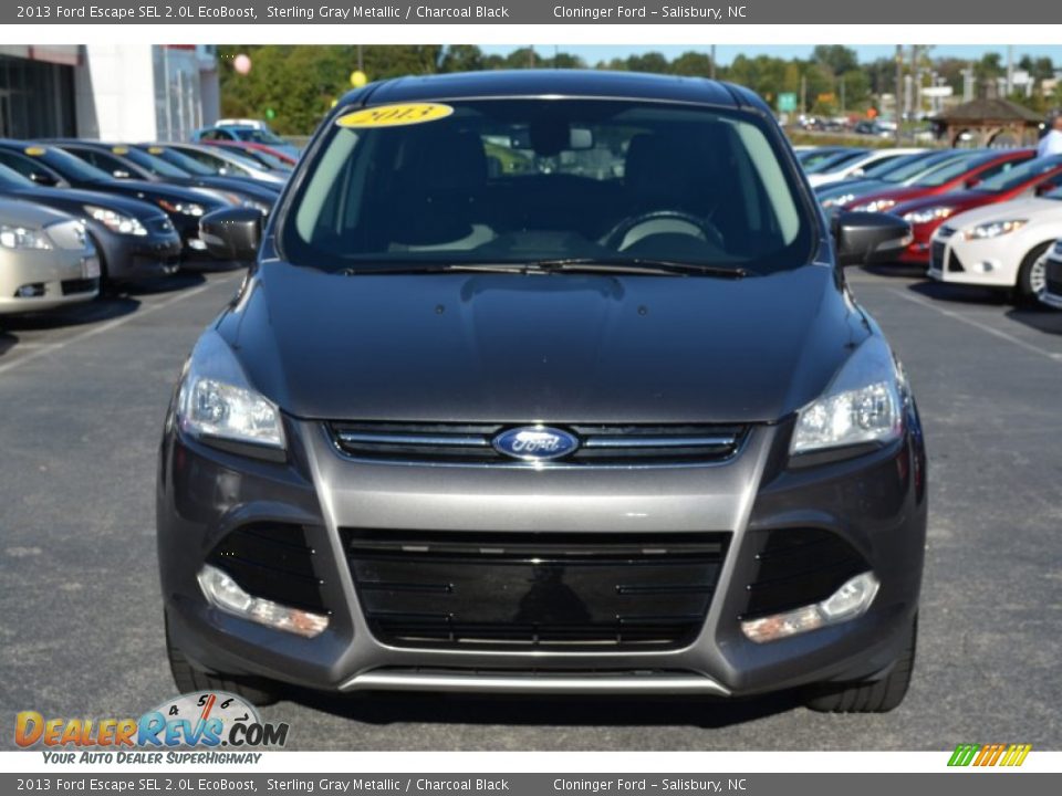 2013 Ford Escape SEL 2.0L EcoBoost Sterling Gray Metallic / Charcoal Black Photo #32