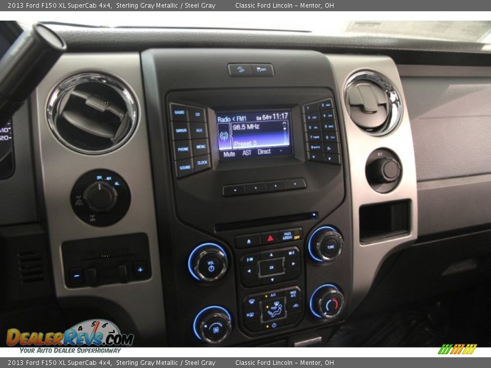 2013 Ford F150 XL SuperCab 4x4 Sterling Gray Metallic / Steel Gray Photo #9
