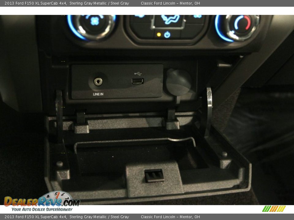 2013 Ford F150 XL SuperCab 4x4 Sterling Gray Metallic / Steel Gray Photo #11