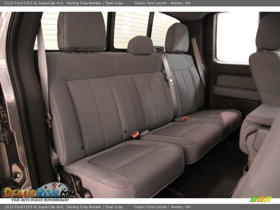 2013 Ford F150 XL SuperCab 4x4 Sterling Gray Metallic / Steel Gray Photo #13