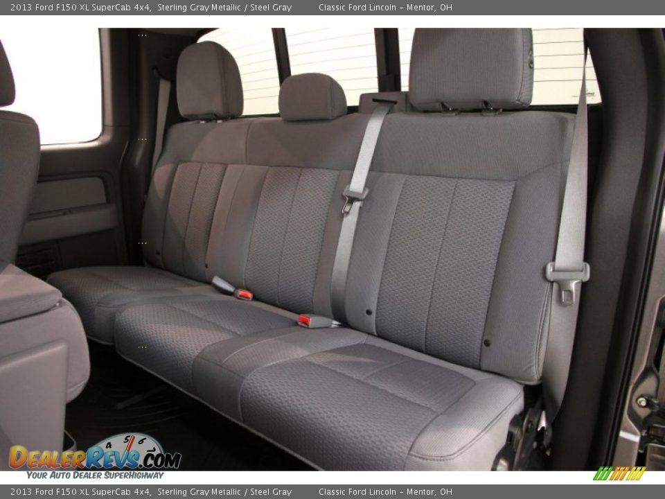 2013 Ford F150 XL SuperCab 4x4 Sterling Gray Metallic / Steel Gray Photo #14