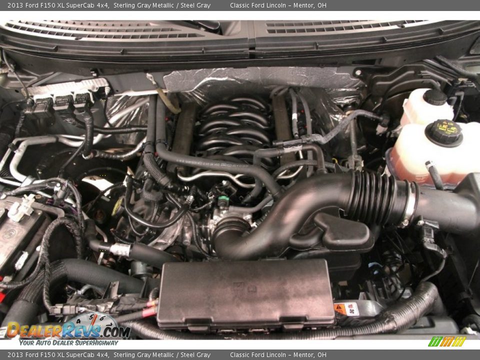 2013 Ford F150 XL SuperCab 4x4 Sterling Gray Metallic / Steel Gray Photo #16